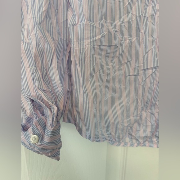 Frank & Eileen Barry Crinkle Button Down Shirt NWT - Picture 7 of 7